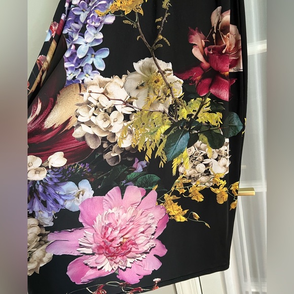 Roberto Cavalli Floral Print Midi Dress Size 12 - Picture 9 of 10